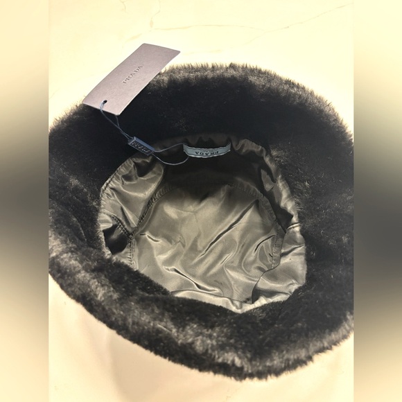 Prada Shearling Bucket Hat-NWT - Picture 4 of 8